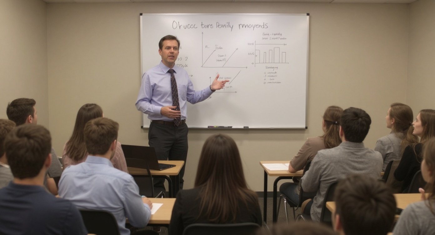 Roberto Kamel Presenting at Whiteboard